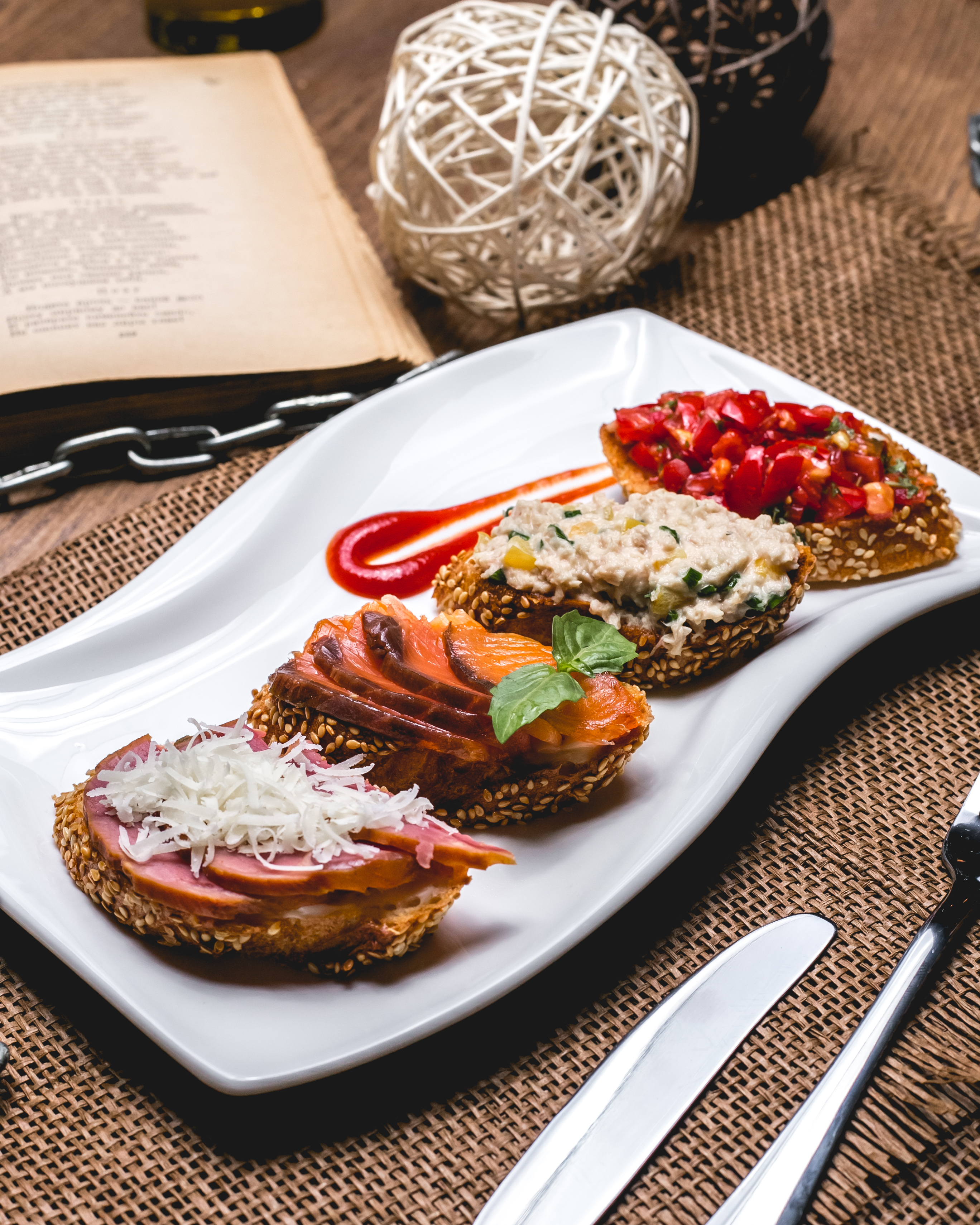 Image du produit Brushetta saumon